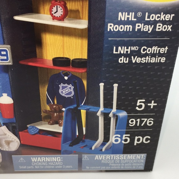 Playmobil NHL Hockey Locker Room Play Box 9176 - Picture 3 of 12